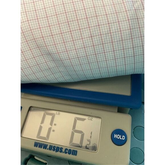 Kiton Shirt Mens‎ 15.5 39 Blue Long Sleeve Button Up Gingham Plaid Cotton Office - Picture 9 of 9